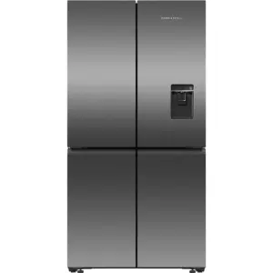 Fisher & Paykel RF605QNUVB1 Quad Door Fridge Black Stainless Steel