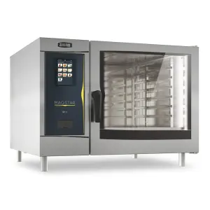 6 GN 2/1 Gas Combi (12 Trays). Touch Screen, Boiler Generated Steam