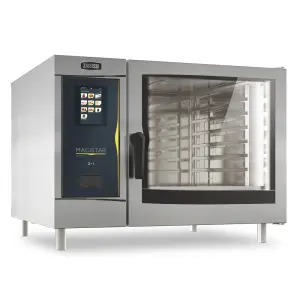 6 GN 2/1 Electric Combi (12 Trays). Touch Screen, Boiler Generated Steam