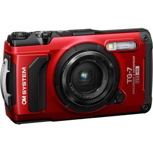 OM System TG-7 Tough Waterproof Camera - Red
