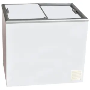 Nova 3 SSL - Solid Sliding Lid Flat Top Display & Storage Freezer