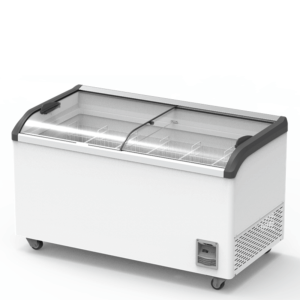 Thermaster SD-506K - Heavy Duty Supermarket Glass Sliding Lid Freezers 506L