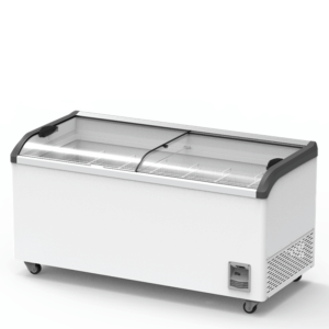 Thermaster SD-576K - Heavy Duty Supermarket Glass Sliding Lid Freezers 576L